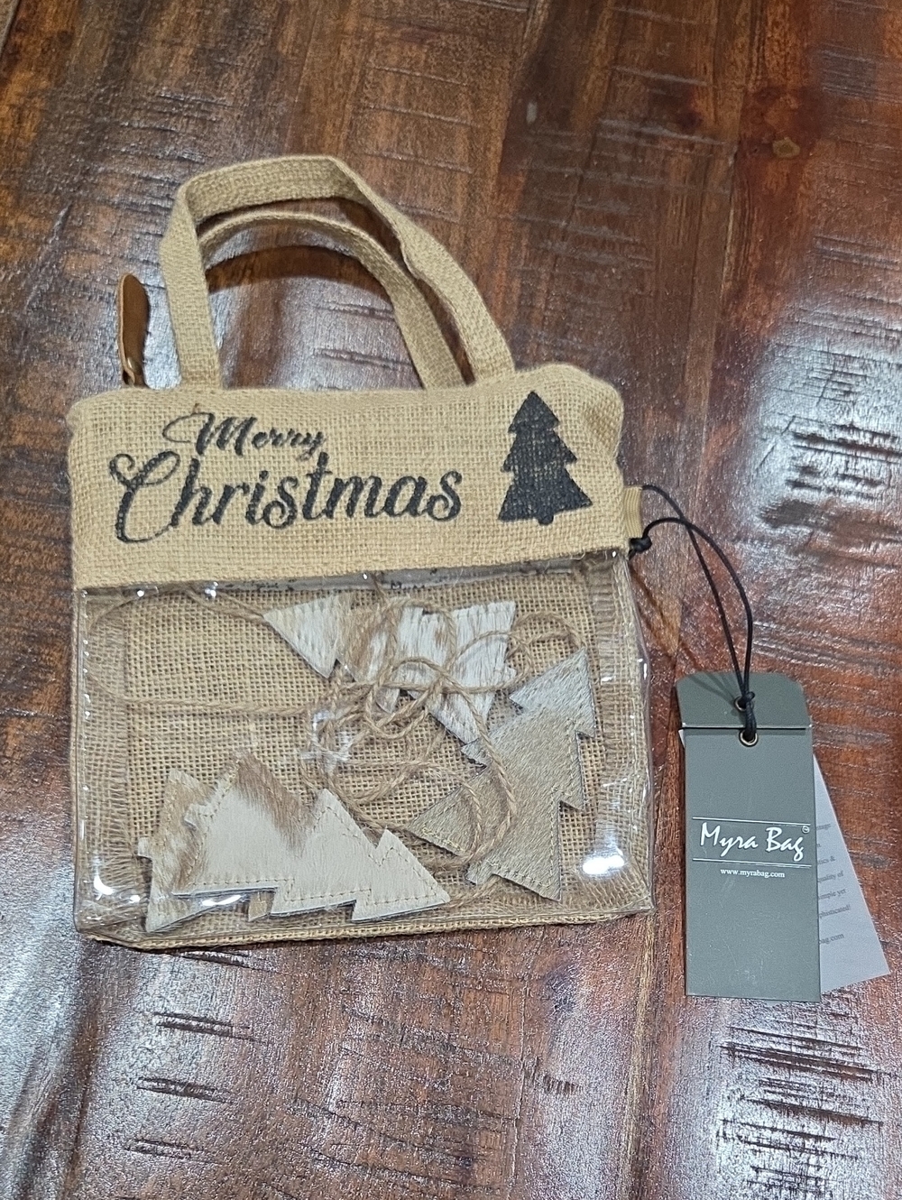 Myra Christmas Mini Tote And Ornaments NWT
